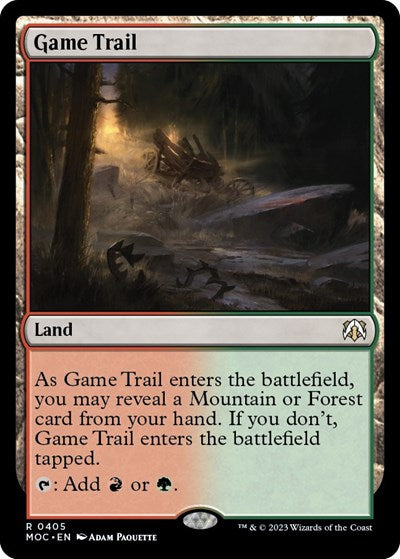 Game Trail (Commander: March of the Machine) Light Play