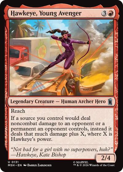 Hawkeye, Young Avenger (Marvel Super Heroes) Light Play