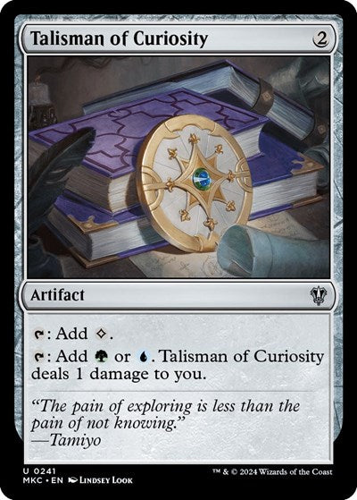 Talisman of Curiosity (Commander: Murders at Karlov Manor) Light Play
