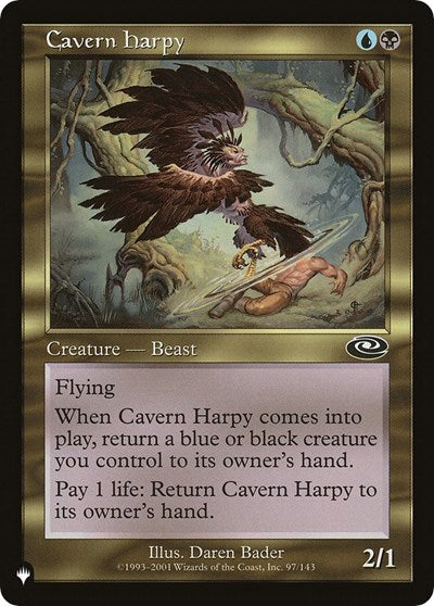 Cavern Harpy (The List) Light Play