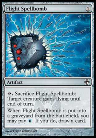 Flight Spellbomb (Scars of Mirrodin) Light Play