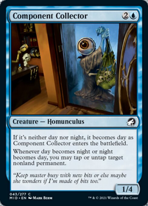 Component Collector (Innistrad: Midnight Hunt) Light Play Foil