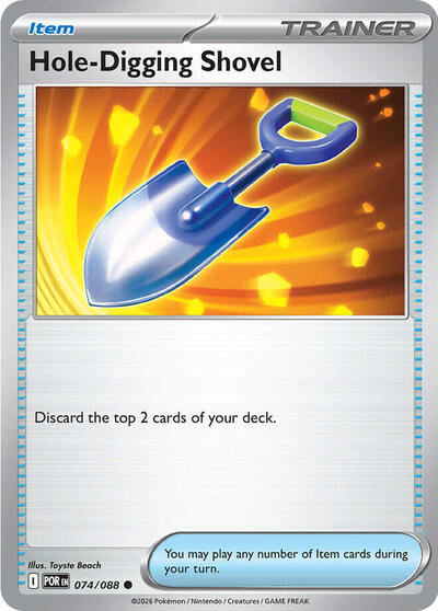 Hole-Digging Shovel (ME03: Perfect Order) Light Play