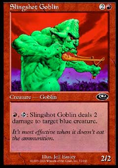 Slingshot Goblin (Planeshift) Light Play