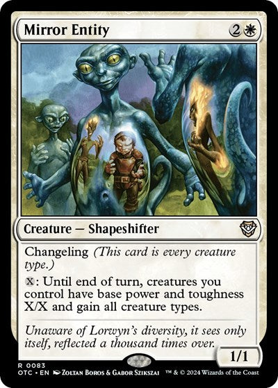 Mirror Entity (Commander: Outlaws of Thunder Junction) Light Play