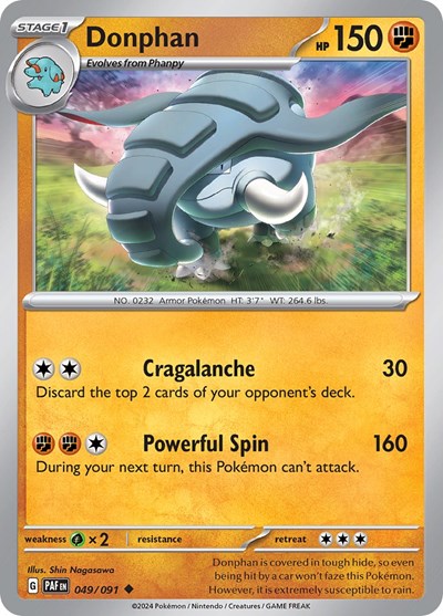 Donphan (SV: Paldean Fates) Light Play