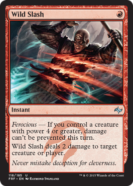Wild Slash (Fate Reforged) Medium Play