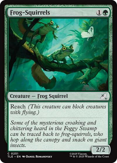 Frog-Squirrels (Avatar: The Last Airbender: Eternal-Legal) Light Play Foil