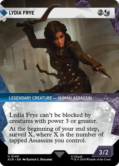 Lydia Frye (Showcase) (Universes Beyond: Assassin's Creed) Light Play