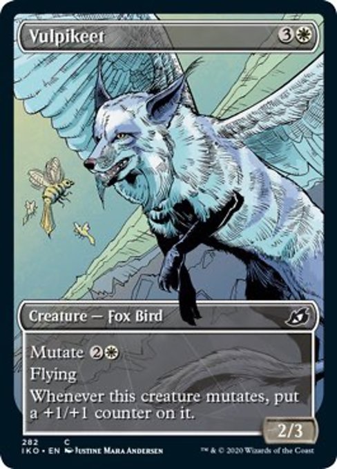 Vulpikeet (Showcase) (Ikoria: Lair of Behemoths) Light Play