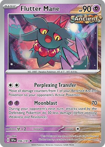Flutter Mane (SV08: Surging Sparks) Light Play