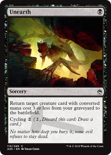 Unearth (Masters 25) Light Play