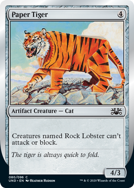 Paper Tiger (Unsanctioned) Light Play