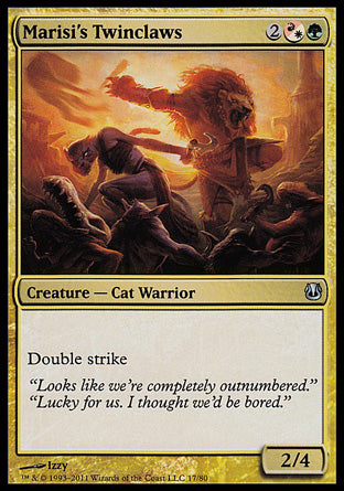 Marisi's Twinclaws (Duel Decks: Ajani vs Nicol Bolas) Medium Play