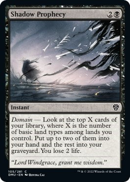 Shadow Prophecy (Dominaria United) Light Play Foil