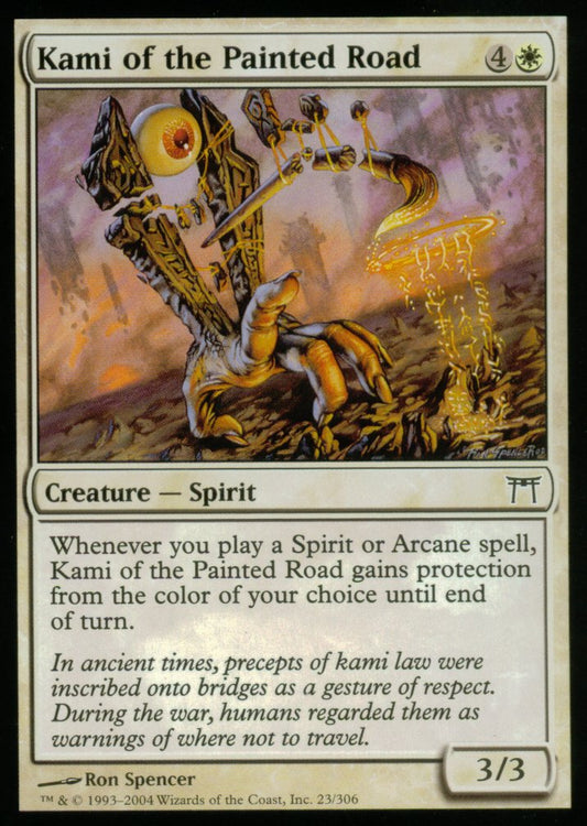 Kami of the Painted Road (Champions of Kamigawa) Light Play