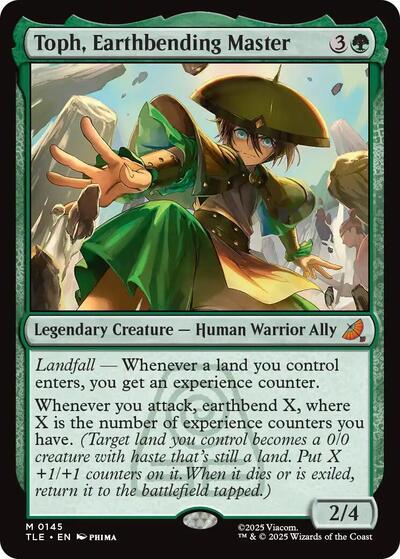 Toph, Earthbending Master (Avatar: The Last Airbender: Eternal-Legal) Light Play Foil