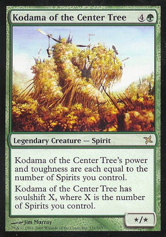 Kodama of the Center Tree (Betrayers of Kamigawa) Light Play