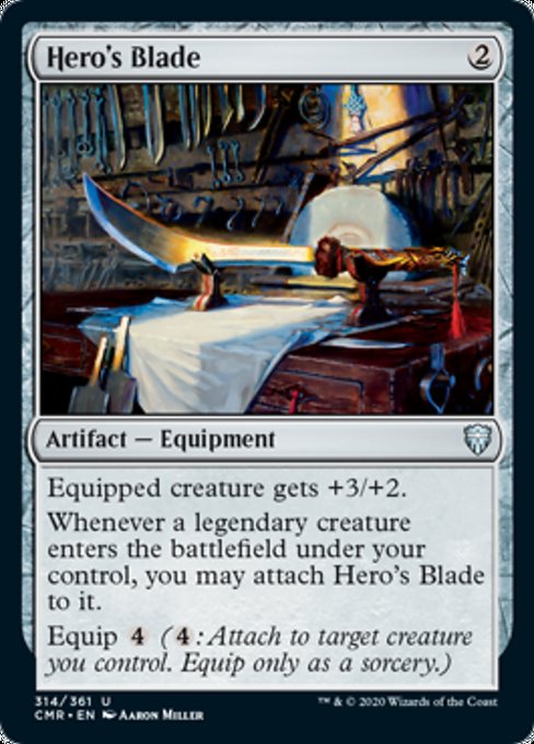 Hero's Blade (Commander Legends) Light Play