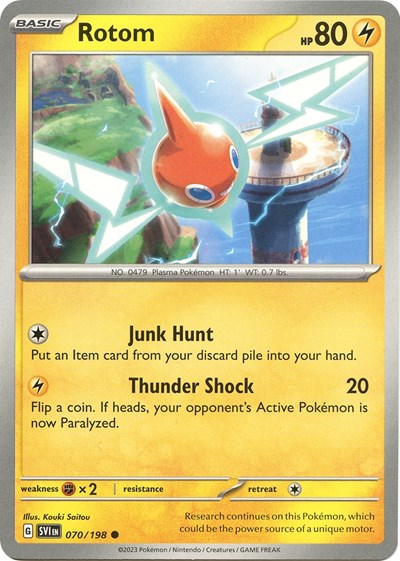 Rotom - 070 (Scarlet and Violet: Base Set) Light Play