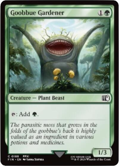 Goobbue Gardener (Universes Beyond: FINAL FANTASY) Light Play Foil