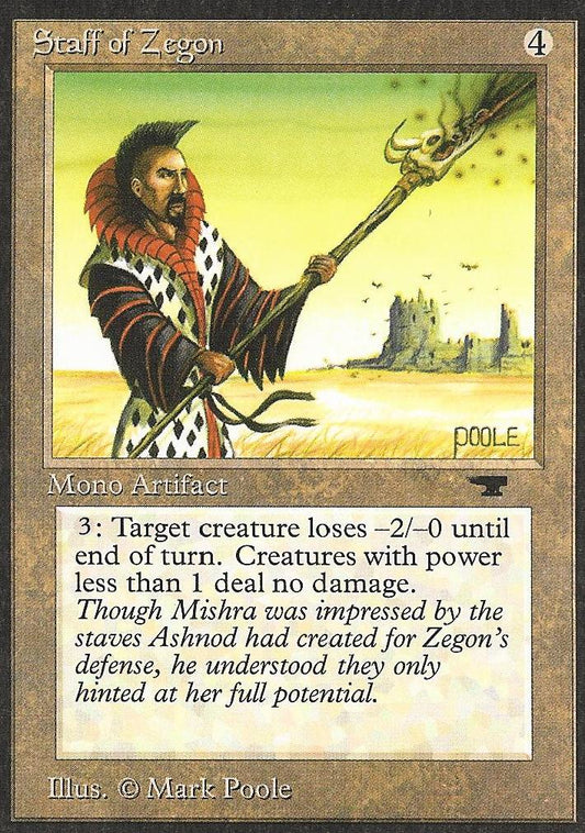 Staff of Zegon (Antiquities) Medium Play