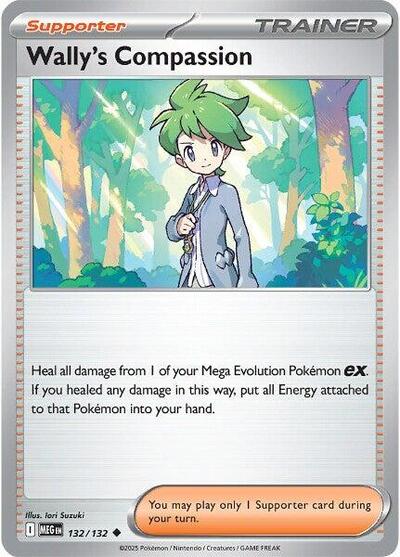 Wally's Compassion - 132 (ME01: Mega Evolution) Light Play