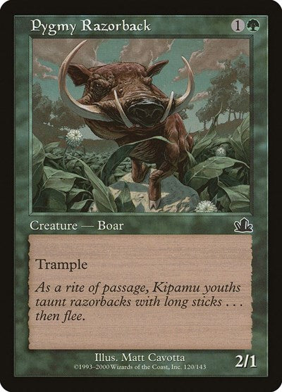 Pygmy Razorback (Prophecy) Light Play