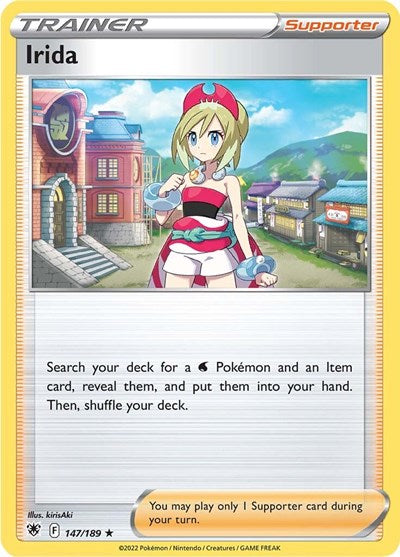 Irida (SWSH10: Astral Radiance) Light Play Reverse Holofoil