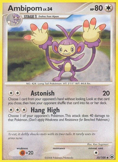 Ambipom (Majestic Dawn) Medium Play Reverse Holofoil