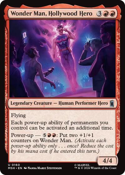 Wonder Man, Hollywood Hero (Marvel Super Heroes) Light Play