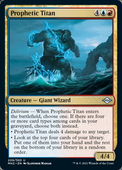 Prophetic Titan (Modern Horizons 2) Light Play