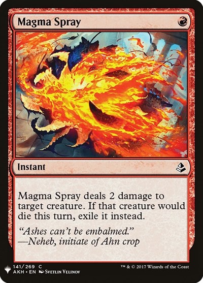 Magma Spray (Mystery Booster) Light Play