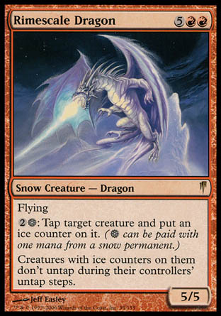 Rimescale Dragon (Coldsnap) Damaged / Poor