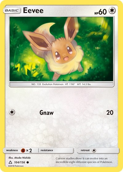 Eevee (104) (SM - Ultra Prism) Damaged / Poor