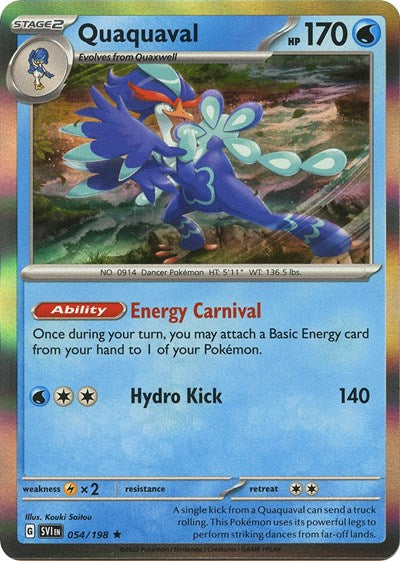 Quaquaval (Scarlet and Violet: Base Set) Light Play Reverse Holofoil