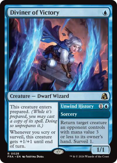 Diviner of Victory (Reality Fracture) Light Play Foil