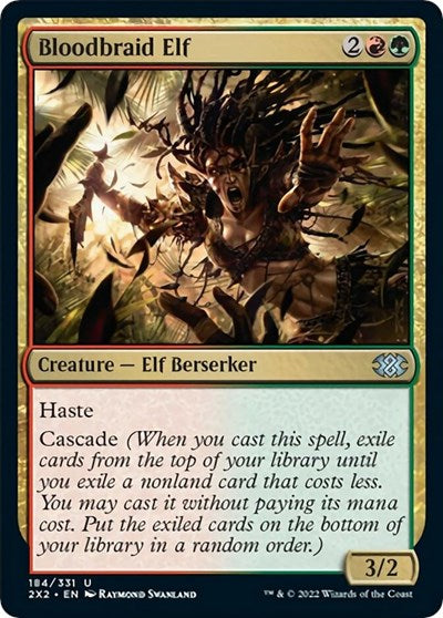 Bloodbraid Elf (Double Masters 2022) Light Play