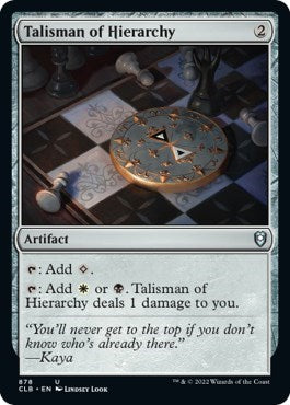 Talisman of Hierarchy (Commander Legends: Battle for Baldur's Gate) Light Play