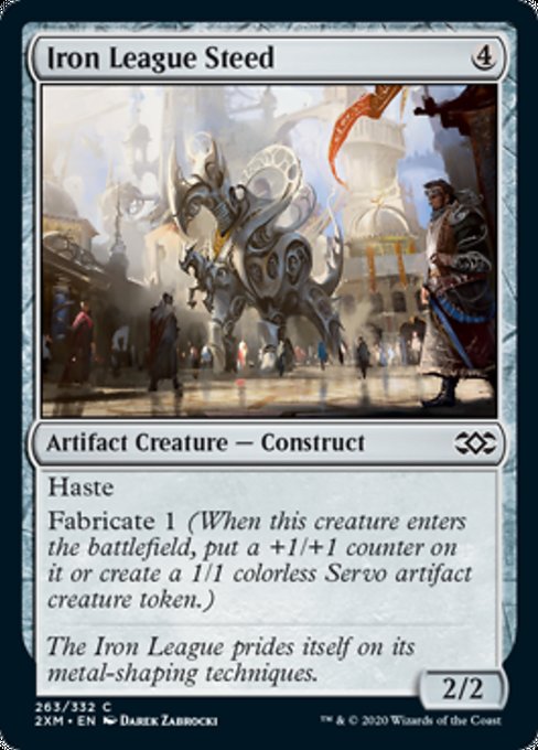 Iron League Steed (Double Masters) Light Play