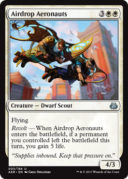 Airdrop Aeronauts (Aether Revolt) Light Play