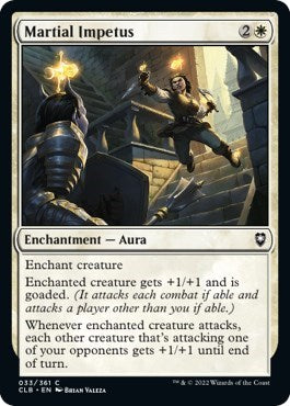 Martial Impetus (Commander Legends: Battle for Baldur's Gate) Light Play