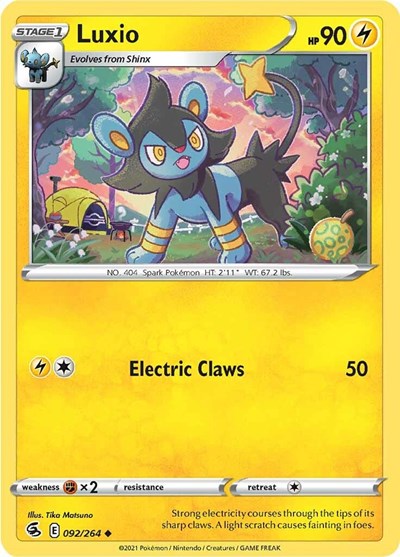 Luxio (SWSH08: Fusion Strike) Light Play