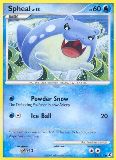 Spheal (Rising Rivals) Light Play
