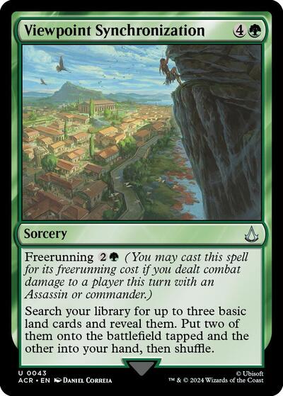 Viewpoint Synchronization (Universes Beyond: Assassin's Creed) Light Play Foil