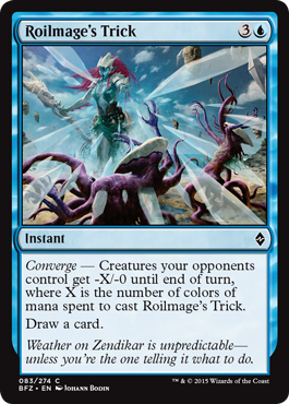 Roilmage's Trick (Battle for Zendikar) Medium Play