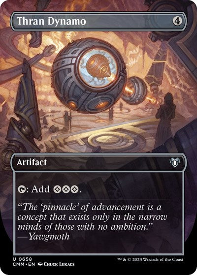 Thran Dynamo (Borderless) (Commander Masters) Near Mint Foil