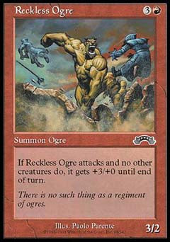 Reckless Ogre (Exodus) Heavy Play