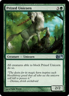 Prized Unicorn (Magic 2010 Core Set) Light Play