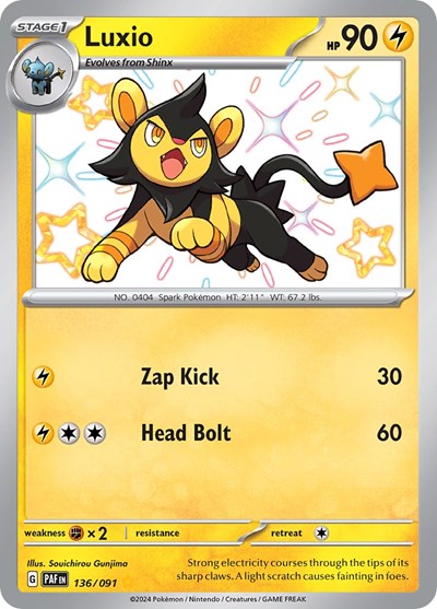 Luxray (SV: Paldean Fates) Light Play Holofoil